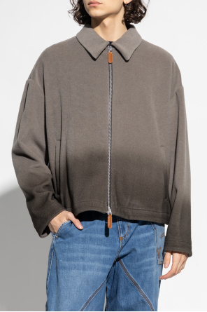 Giorgio drop-waist Armani Cashmere jacket