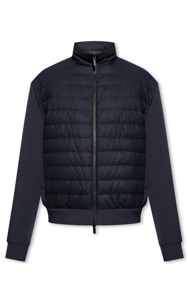 Giorgio single-breasted armani Down jacket