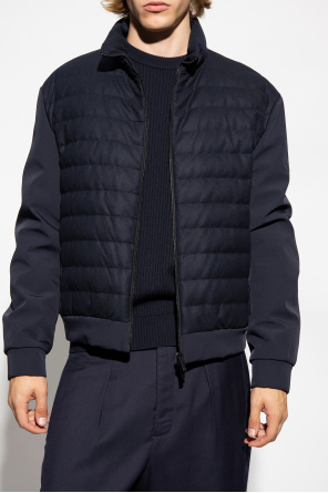 Giorgio single-breasted armani Down jacket