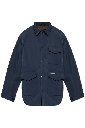 Down jacket with collar