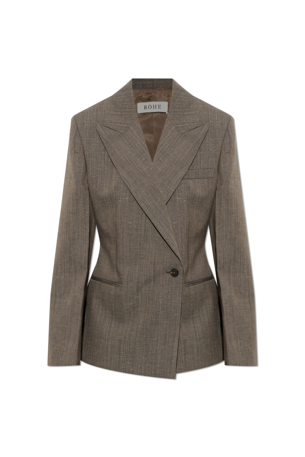 Double-breasted blazer with a single vent od RÓHE