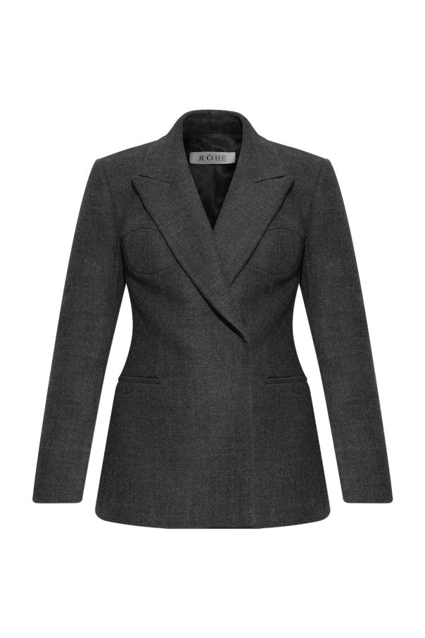 Wool blazer with single vent od RÓHE