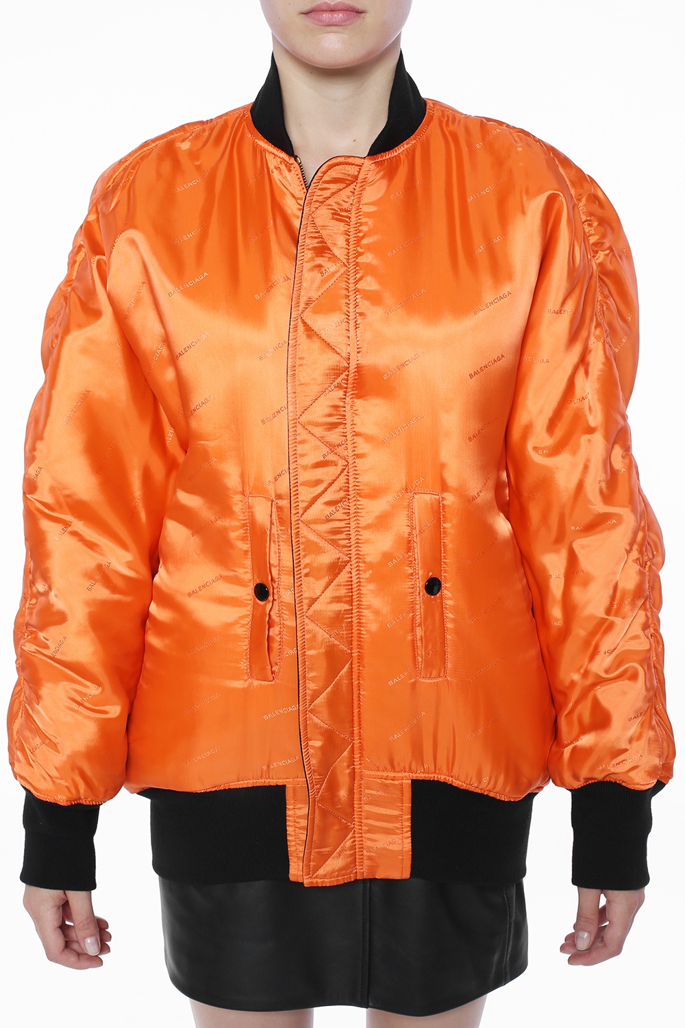 balenciaga jacket orange
