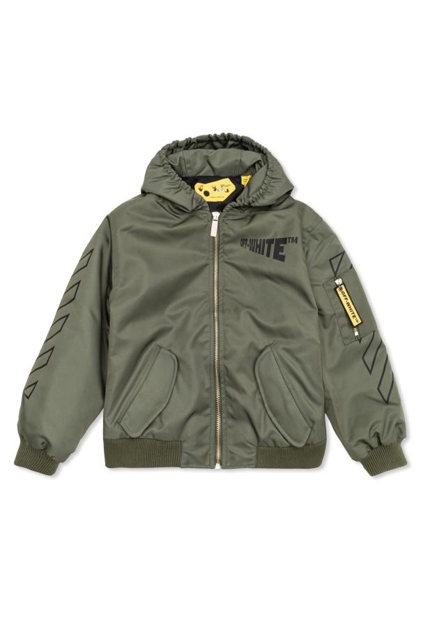 Jacket with logo od Off-White Kids