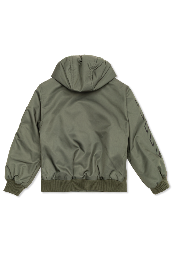 Off-White Kids Kurtka z logo