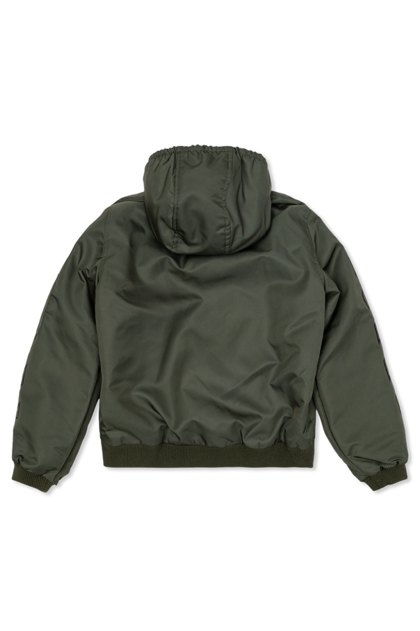 Off-White Kids Hooded padded jacket
