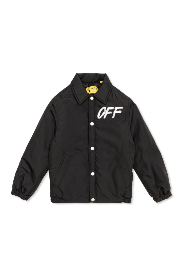 Jacket with logo od Off-White Kids