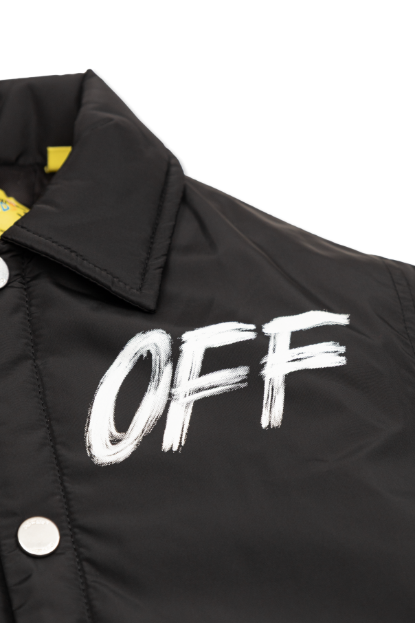 Off-White Kids Kurtka z logo