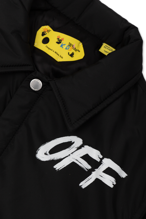 Off-White Kids Insulated jacket with printed logo