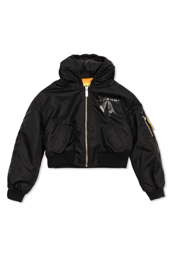 Jacket with logo od Off-White Kids