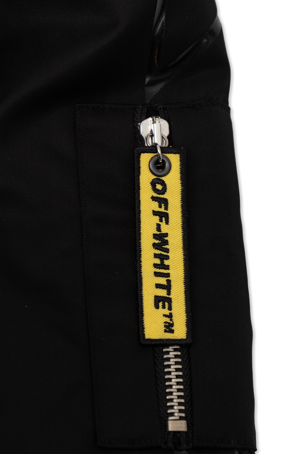 Off-White Kids Insulated hooded coat