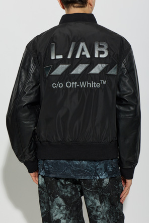 L/AB c/o Off-White Casaco tipo ‘bomber’