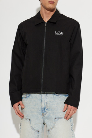 L/AB c/o Off-White Cotton jacket with printed logo