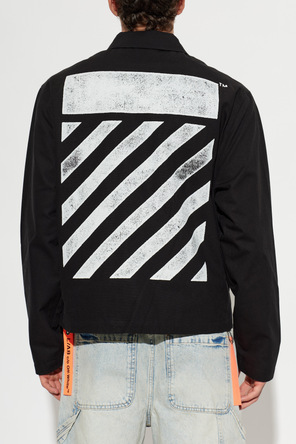 L/AB c/o Off-White Cotton jacket with printed logo