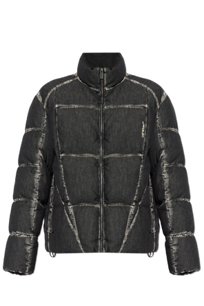 Insulated jacket with stand-up collar