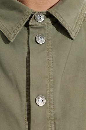 Off-White Gefütterte Jacke mit gesticktem Logo