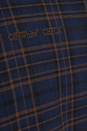 Off-White Gefüttertes Hemd mit Karomuster