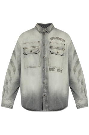 Denim shirt with pockets
