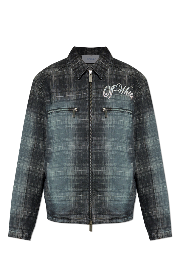 Jacket with printed logo od Off-White