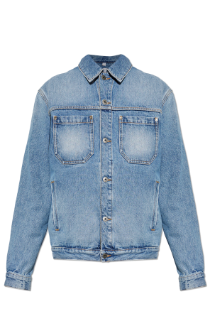Camisa vaquera con logo estampado