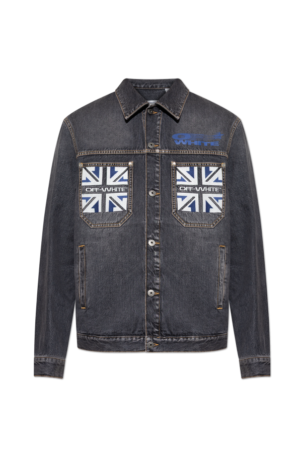 Denim jacket with logo od Off-White