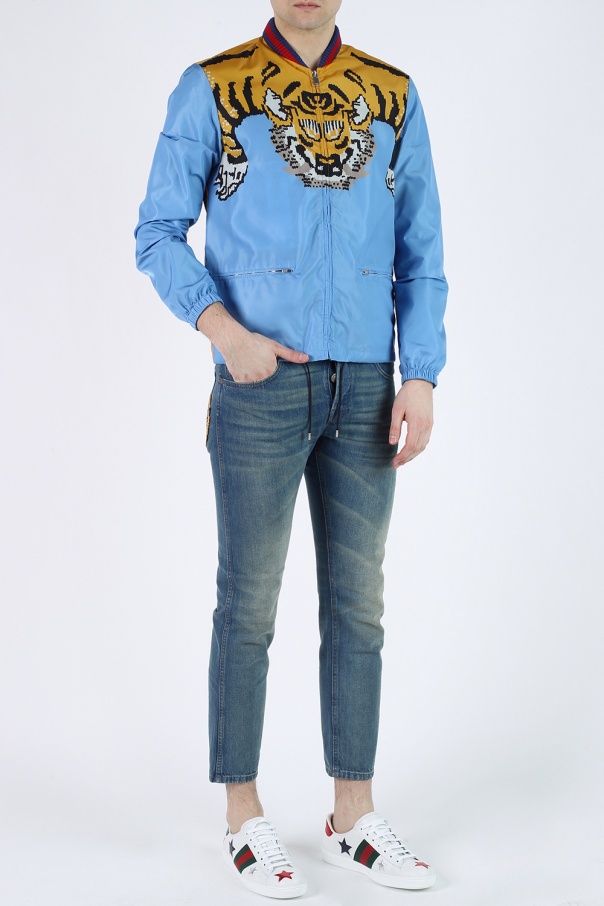 optager royalty ifølge Gucci Tiger-printed jacket | Men's Clothing | Vitkac