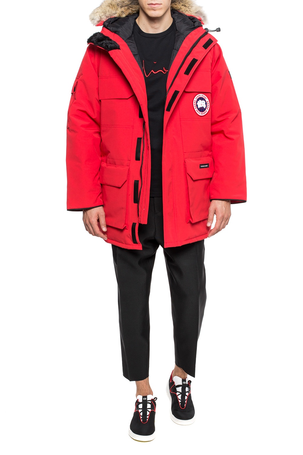 Canada Goose Emerson Mens Soft Shell Ribbed Jacket With Hood