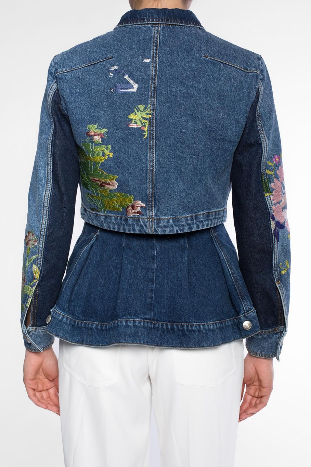 alexander mcqueen denim jacket