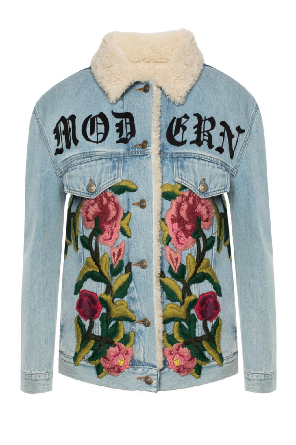 embroidered denim jacket australia