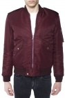 Saint Laurent BURGUNDY Bomber jacket