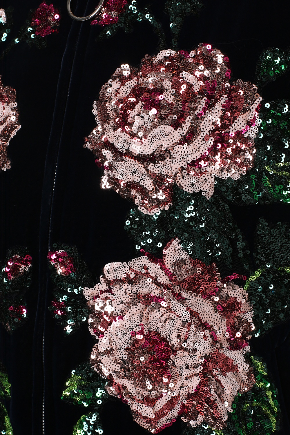 gucci flower velvet bomber jacket