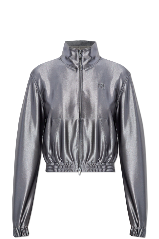 Sweatshirt with a shimmering finish, zdjęcie 1 Sweatshirt with a shimmering finish od T by Alexander Wang