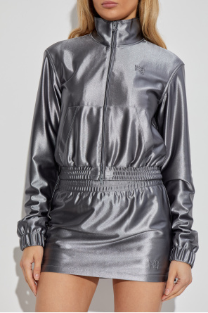 T by Alexander Wang Sweatshirt mit schimmerndem Finish