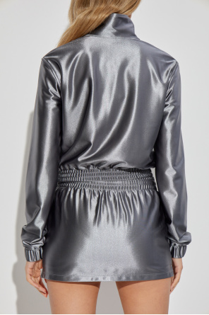 T by Alexander Wang Sweatshirt mit schimmerndem Finish