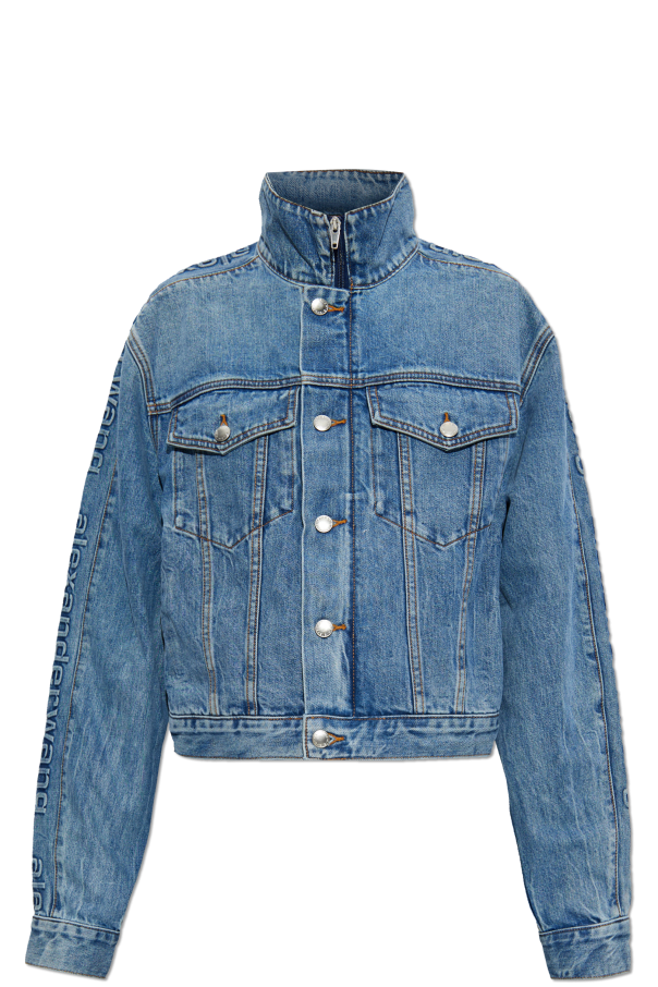 Denim jacket with stand-up collar, zdjęcie 1 Denim jacket with stand-up collar od Alexander Wang