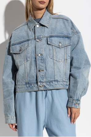 Alexander Wang Jeansowa kurtka o luźnym kroju