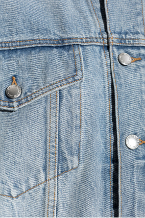 Alexander Wang Jeansowa kurtka o luźnym kroju