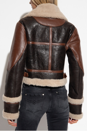 Blumarine Shearling jacket in bovine leather