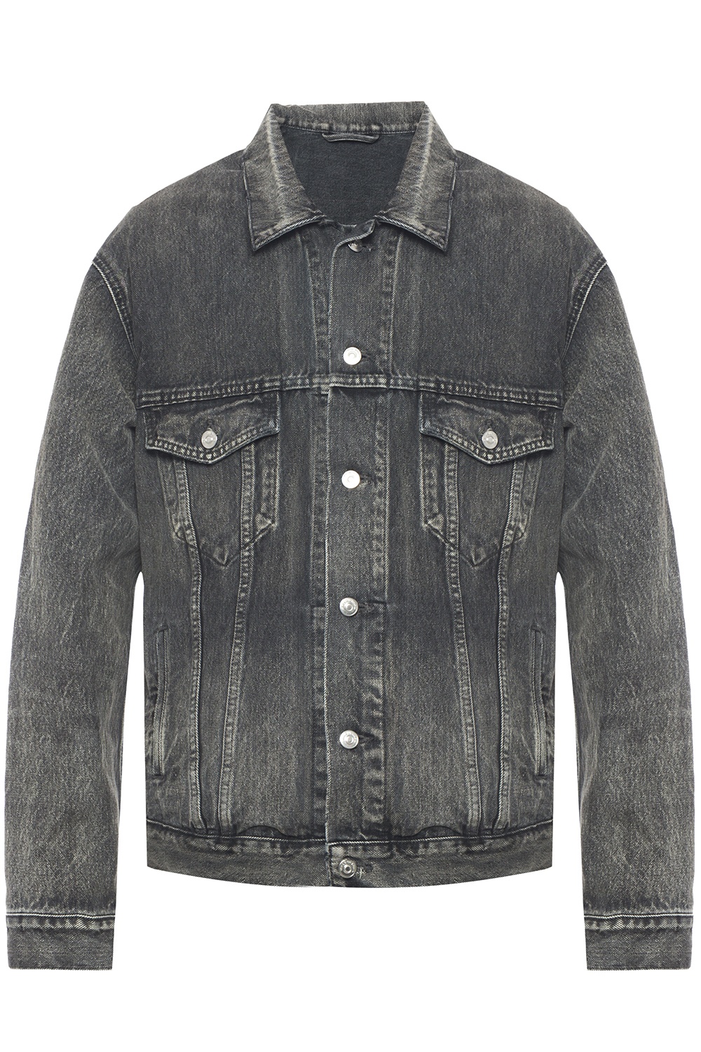 Acne Studios logo-patch Hooded Denim Jacket - Farfetch