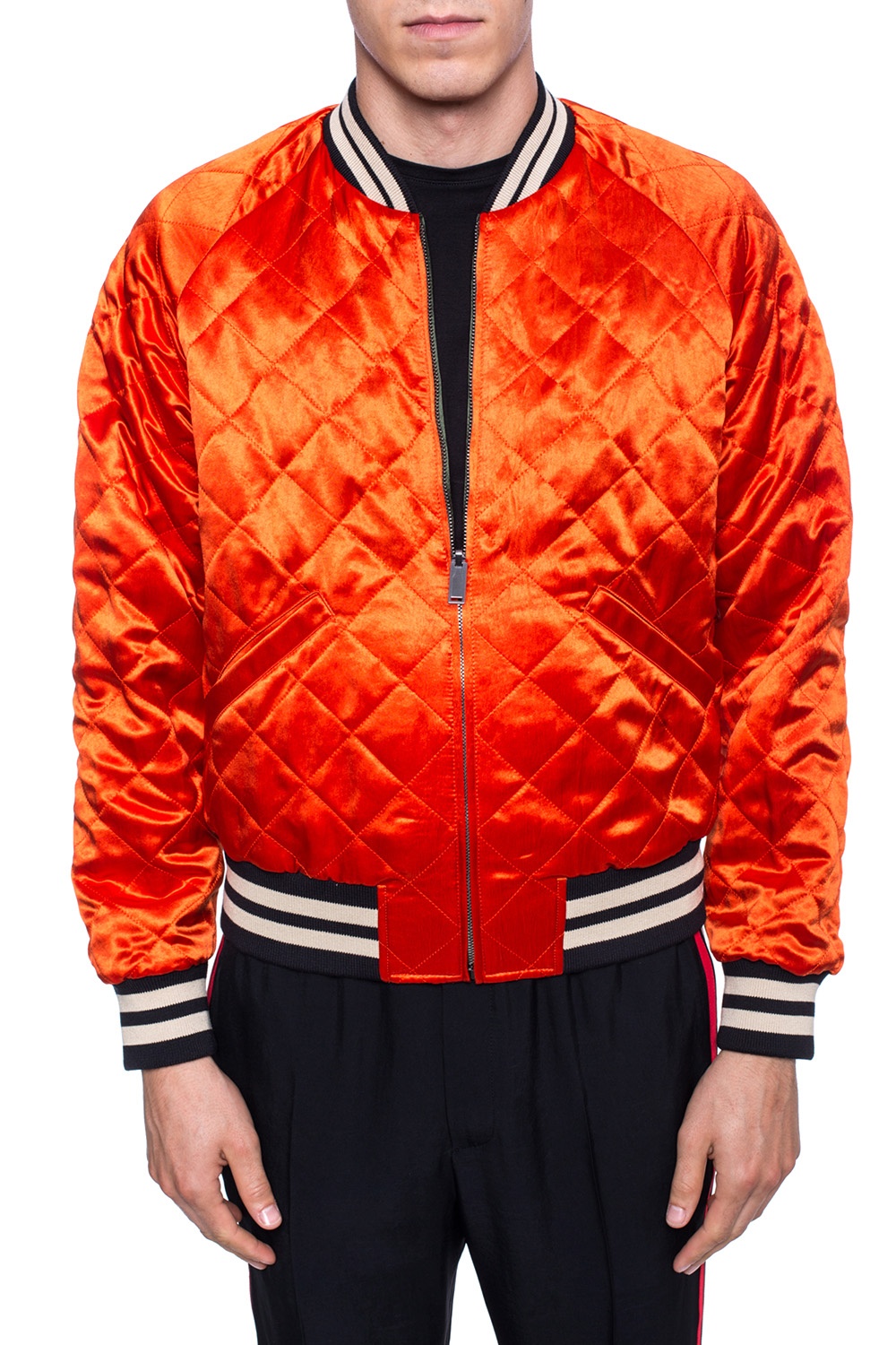 Mens Designer Clothes  GUCCI men's GG bomber jacket #161