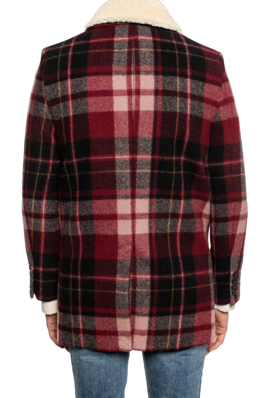 saint laurent plaid jacket