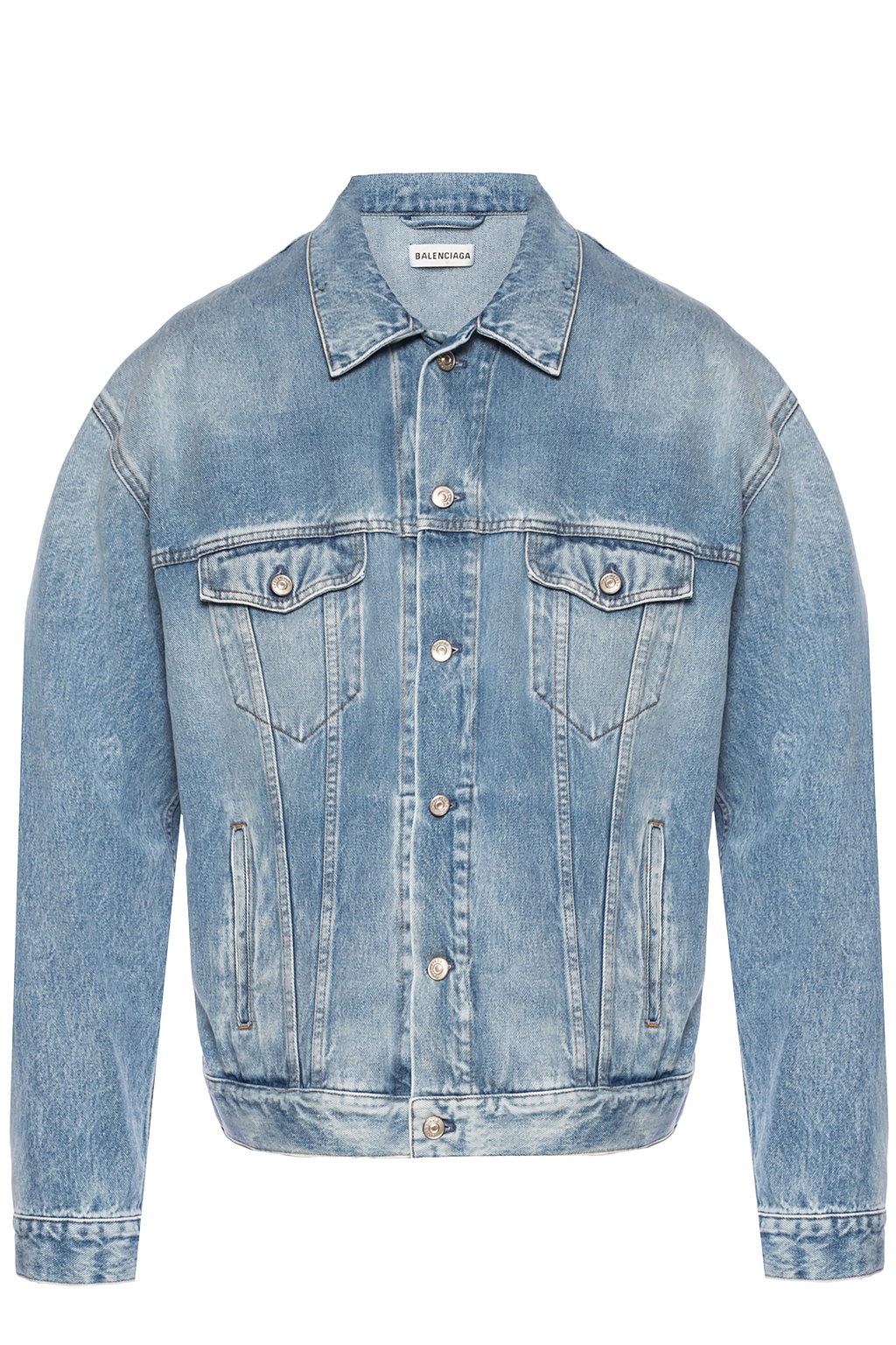 balenciaga rainbow denim jacket