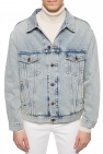 Balenciaga light blue Branded denim jacket