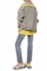 Balenciaga light blue Branded denim jacket
