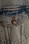 Balenciaga light blue Branded denim jacket