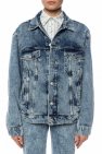 Balenciaga Logo-embroidered denim jacket