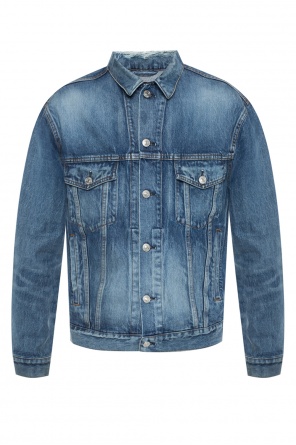 Logo-printed denim jacket od Balenciaga