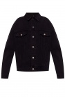 Balenciaga BLACK Branded denim jacket