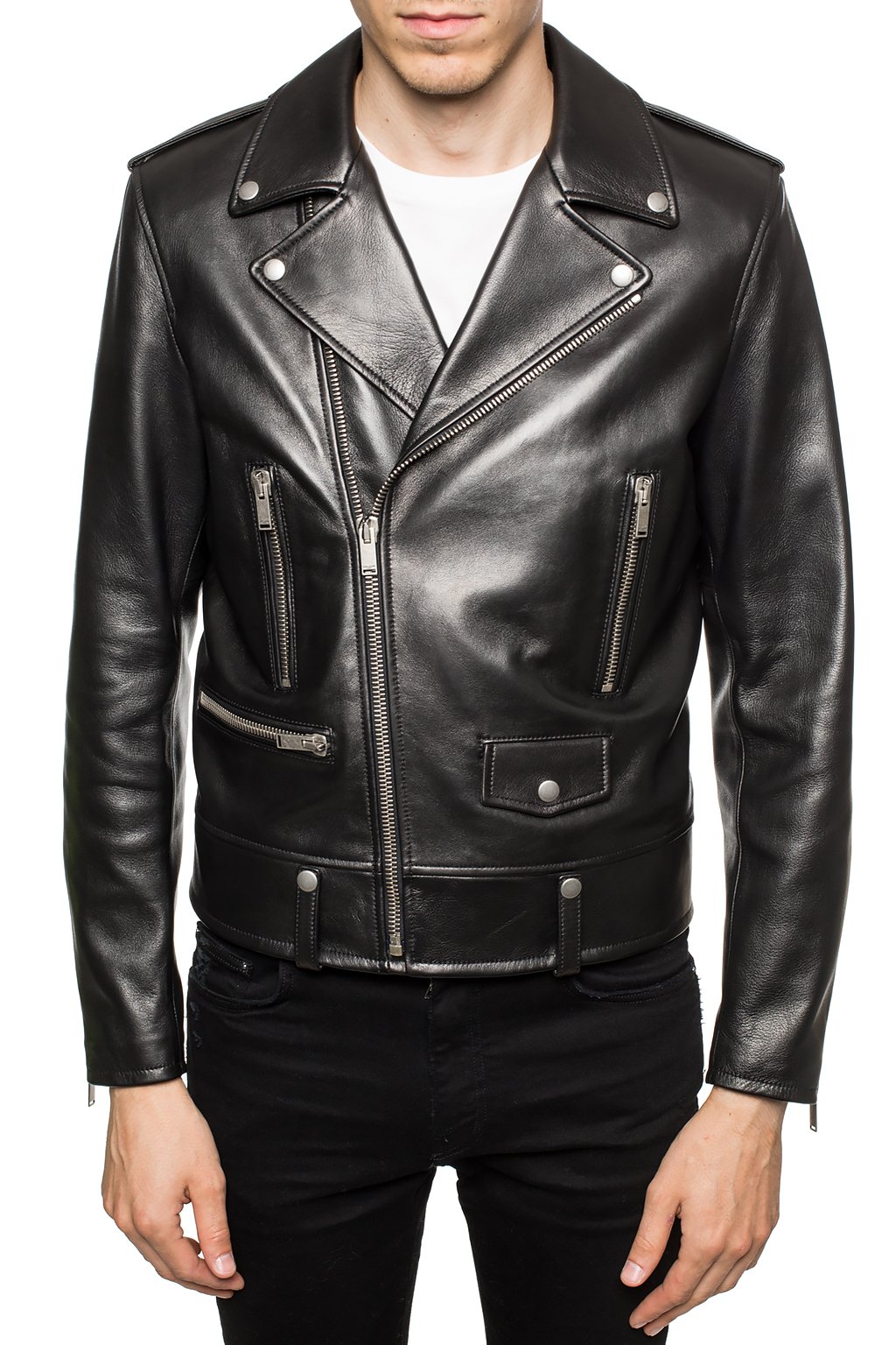 Saint Laurent Leather biker jacket