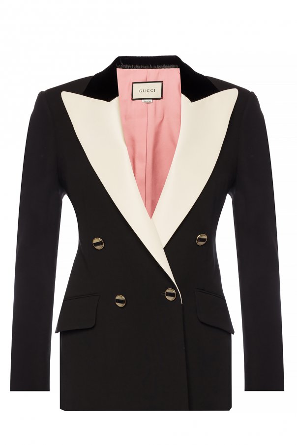 Gucci Pink Double-Breasted Blazer for Women